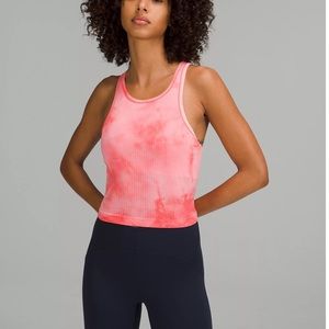 Ebb to Street Cropped Racerback Tank Top